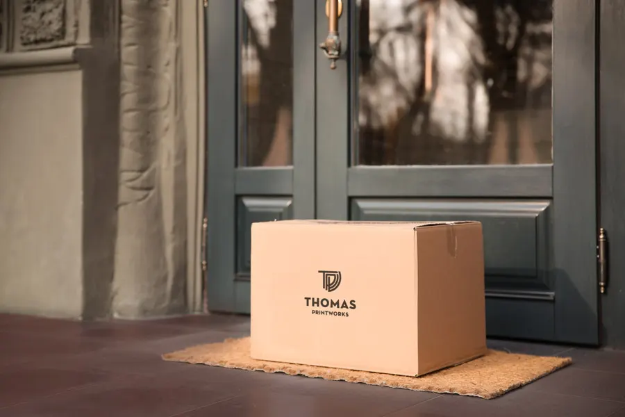 Package left by door