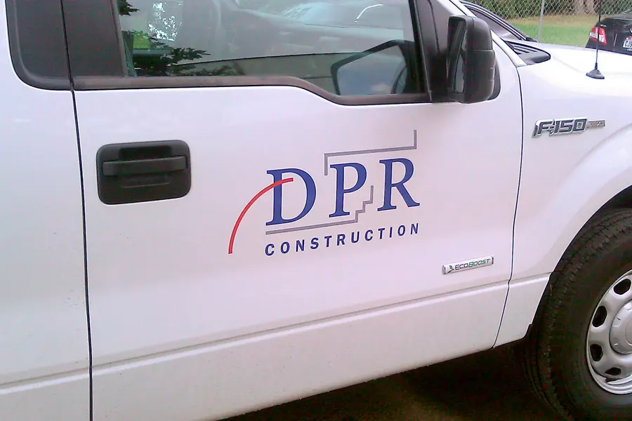 Truck door logo